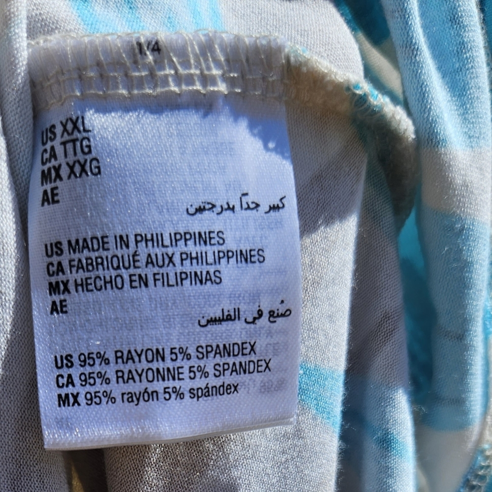 JM Collection Island Print Top - Picture 6 of 6